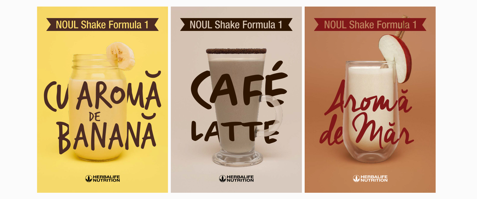 Shake Herbalife banane - cafe latte - mar